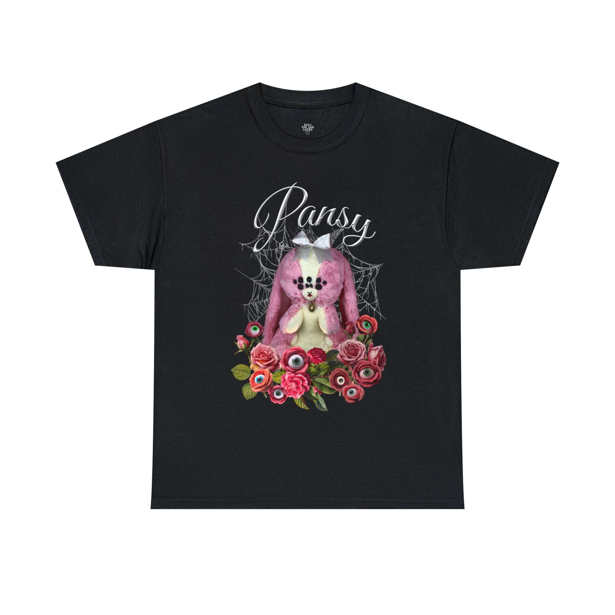 Tシャツ・カットソー Pansie Flower Digital Printing T-shirt_White 12281781433062306666_2048.jpg?